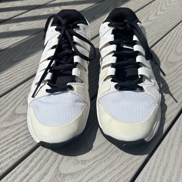 Nike Zoom Vapor 9.5 Tour White Black Federer Rafa Tennis 631458 Men's Size 8.5 - Picture 7 of 11
